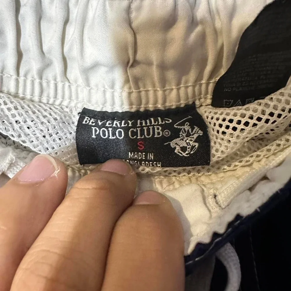 Polo Beverly Hills navy blue swim‎ trunks